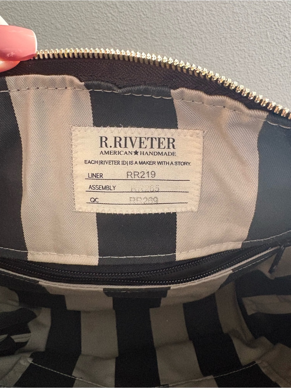 R. Riveter Navy Purse - Picture 8 of 9